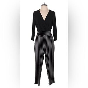 Torrid Black 3/4 sleeve capri jumpsuit